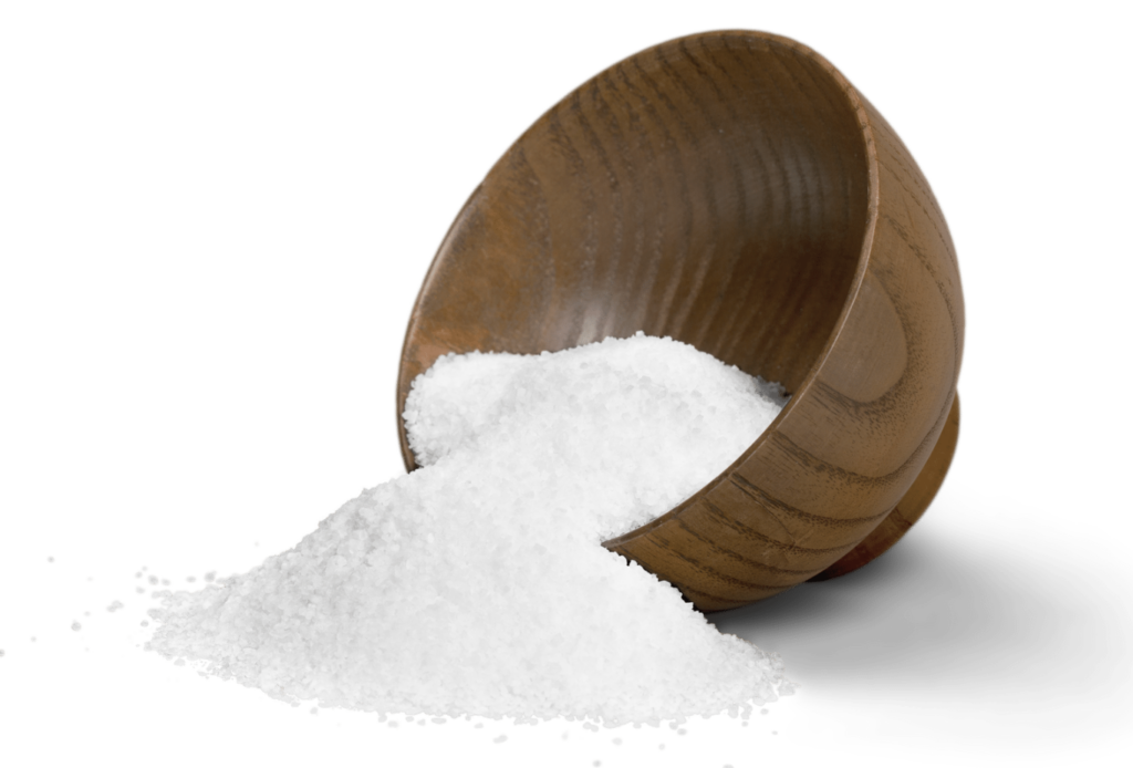 picture of a spilled bowl of salt